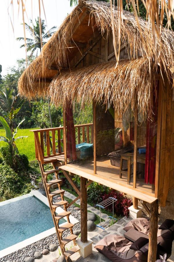 Bali Bamboo Jungle Huts And Hostel Tampaksiring Exterior foto